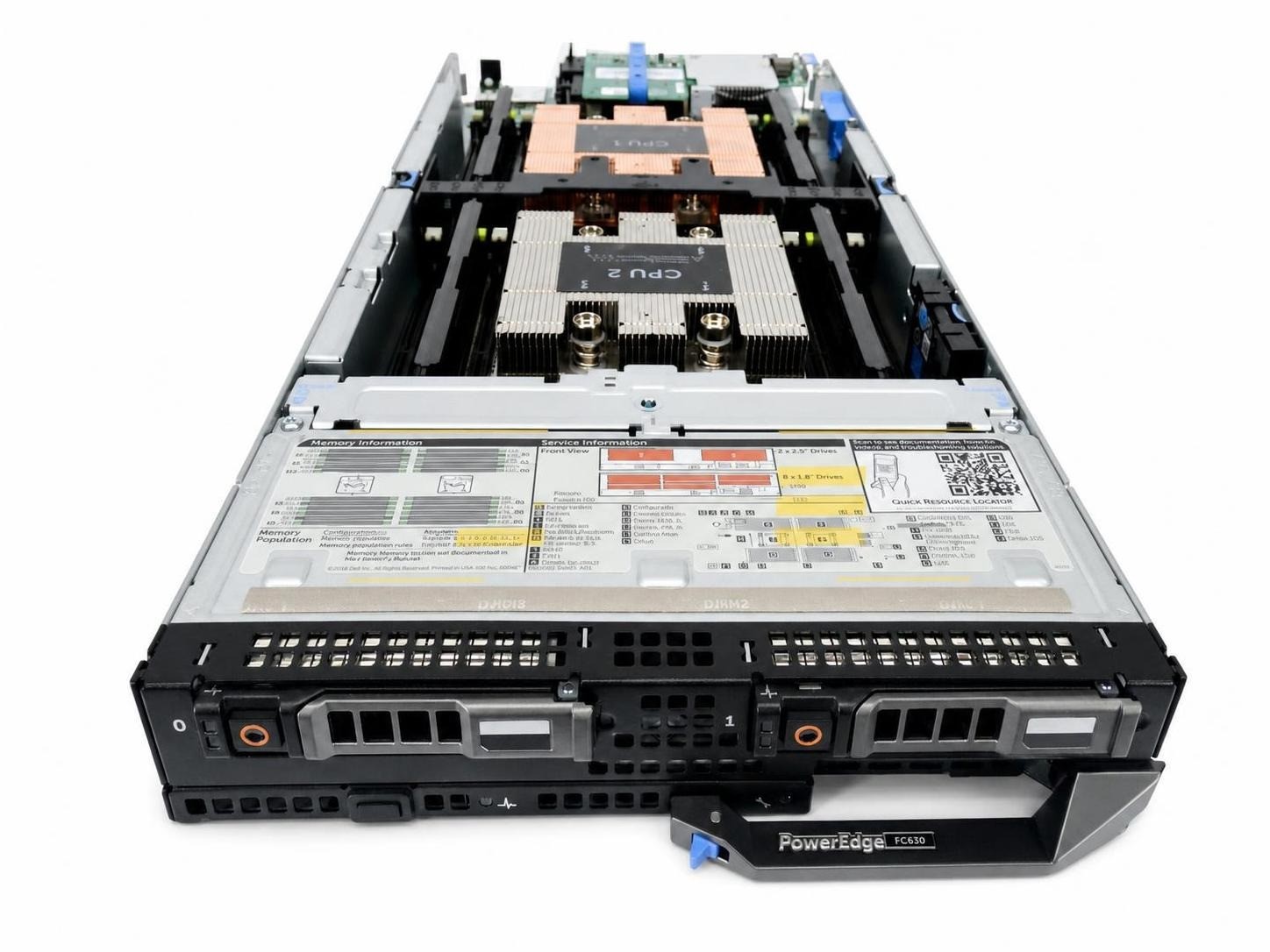 Dell PowerEdge FX2s Server Chassis with FC640 Sleds, Blade, iSCSI