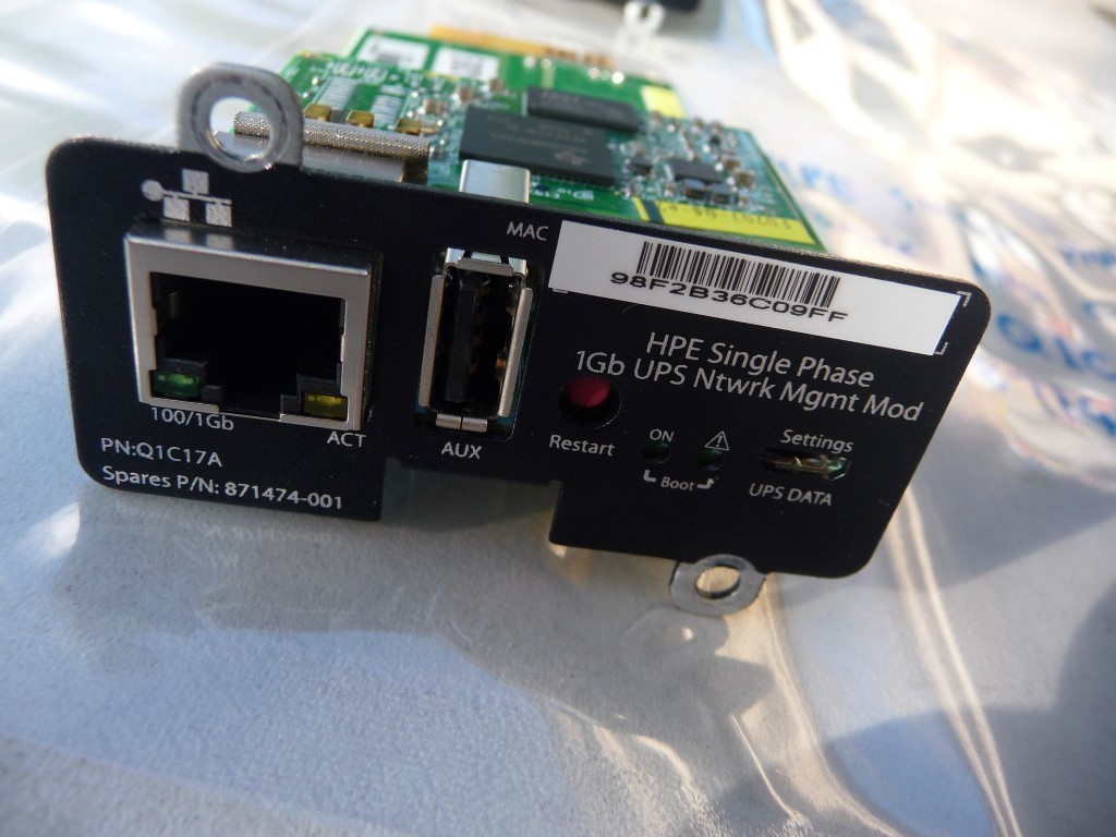 AU SELLER ORIG EATON 744-A3983 Network-M2 UPS Gb Management Card - TESTED