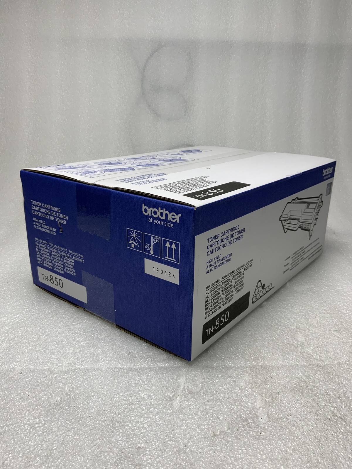 Brother TN-850 Genuine High Yield Black Toner Cartridge New In Box