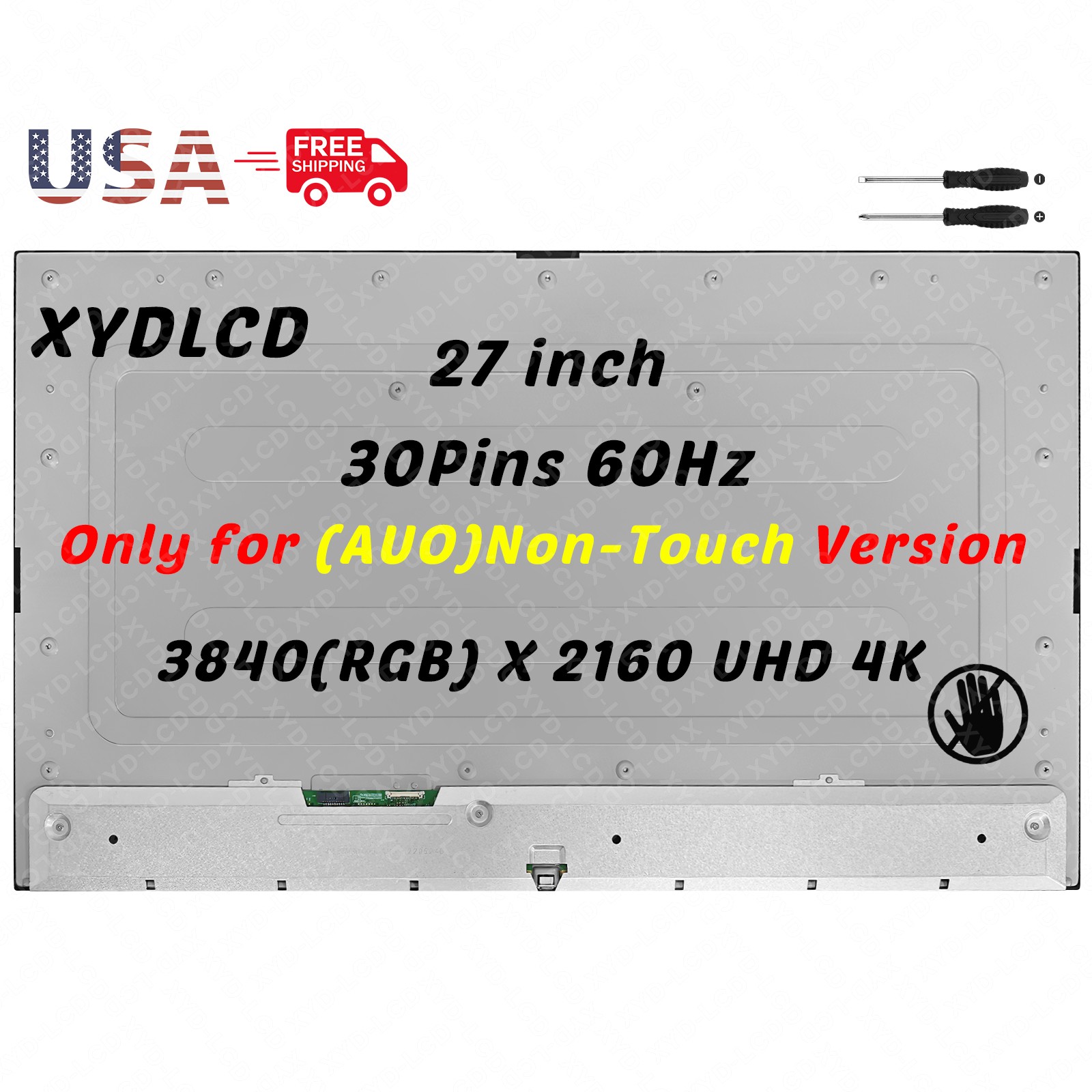 27in P08182-005 for HP OmniStudio X 27-CS1000CI AIO LCD Non-Touch Screen UHD 4K