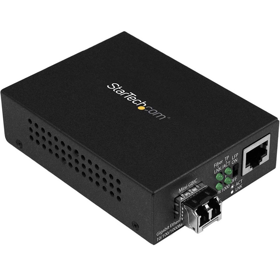 StarTech Gigabit Ethernet fiber media converter - 850nn MM LC - 550m MCM1110MMLC
