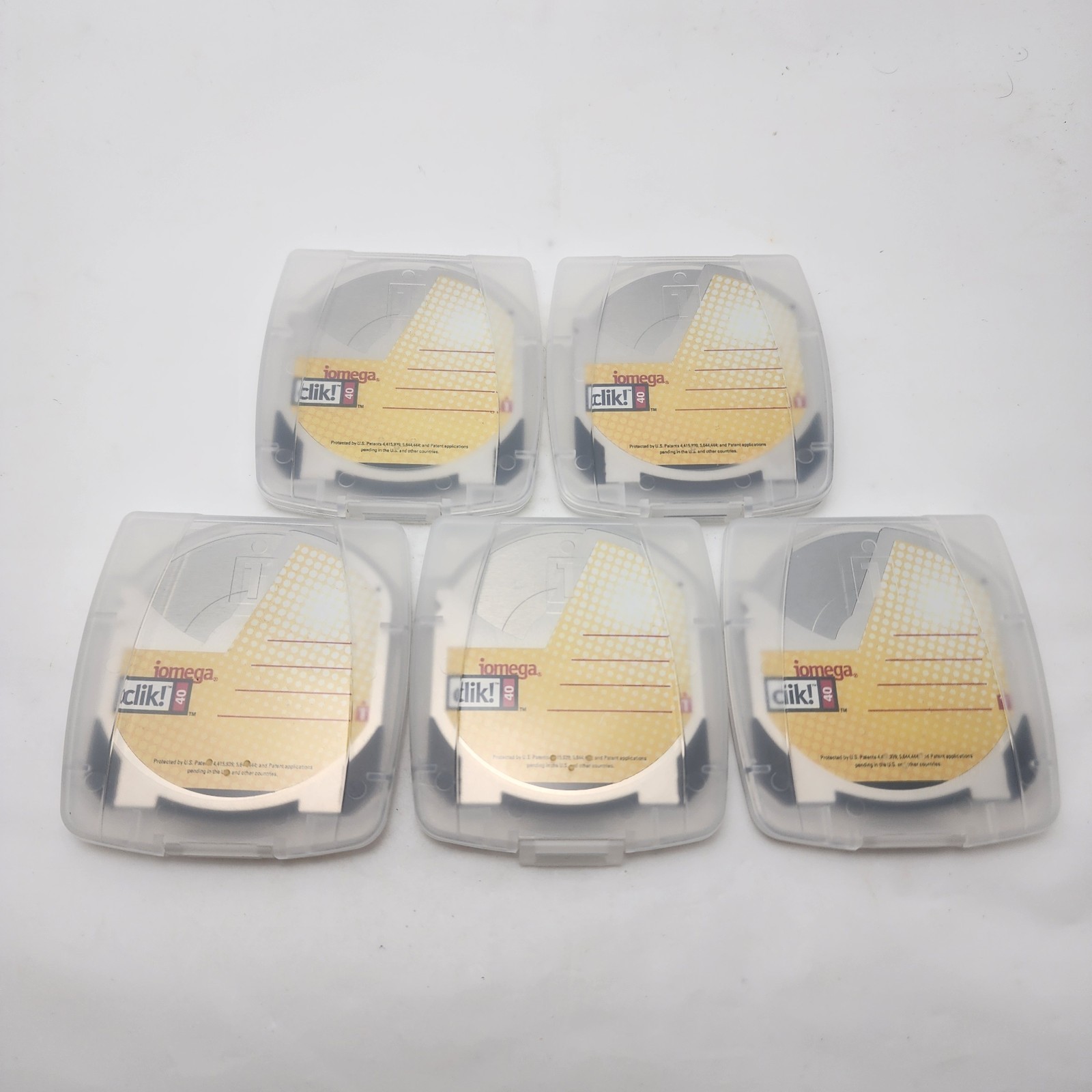 lot of Vintage Iomega Clik For Sony 40mb Disc Disk Rare Click 40 Computer