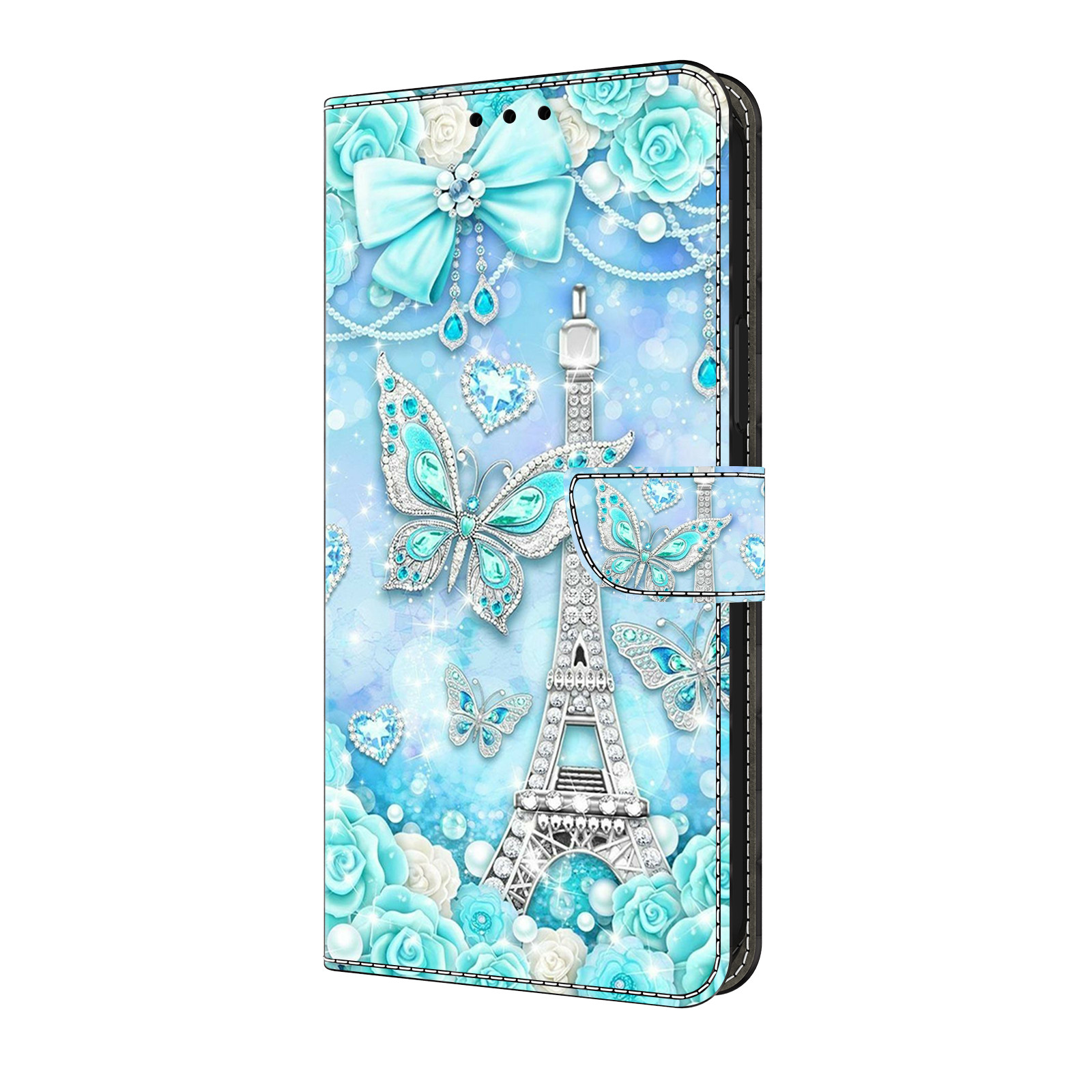 Flower Cat Lion Wallet Cover Case For OPPO A38 A58 A16 A17 A53 A38 A54 A73 A74