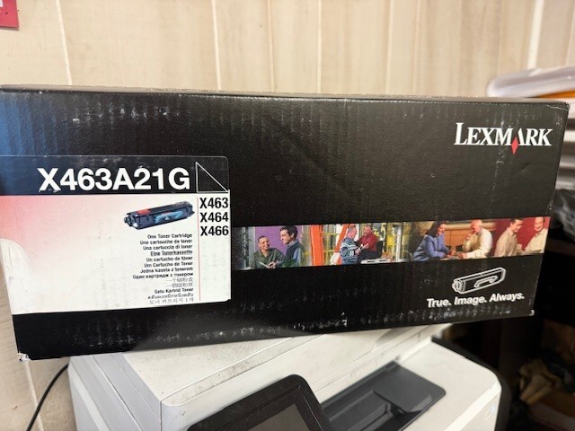 Genuine OEM Lexmark X463A21G Black Toner X463DE X464DE X466DE X466DTE X466DWE