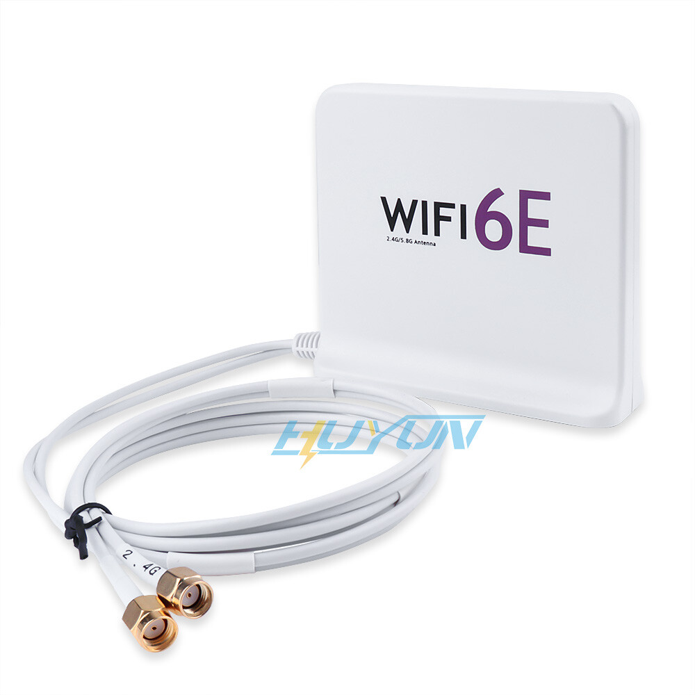 External tri-band SMA Intel AX210 wireless network card extension antenna WIFI6E