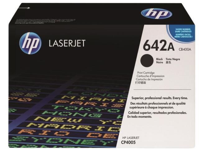 Genuine HP 642A CB400A Black LaserJet Printer Toner Cartridge NEW BOX 