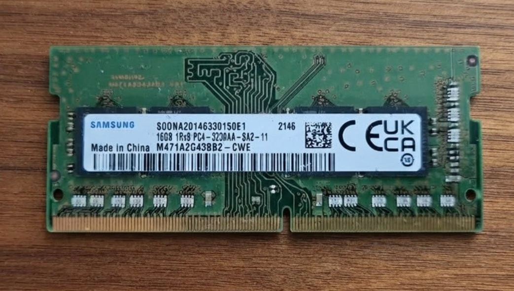 16GB Samsung DDR4 PC4-3200 1Rx8 SODIMM Laptop Memory RAM M471A2G43BB2