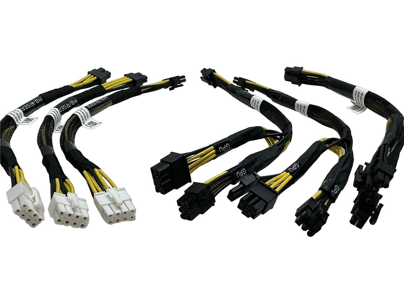 4VPD3 TR5TP NEW Dell PowerEdge R740 GPU Riser Cable w/Power Cable Kit G22FR