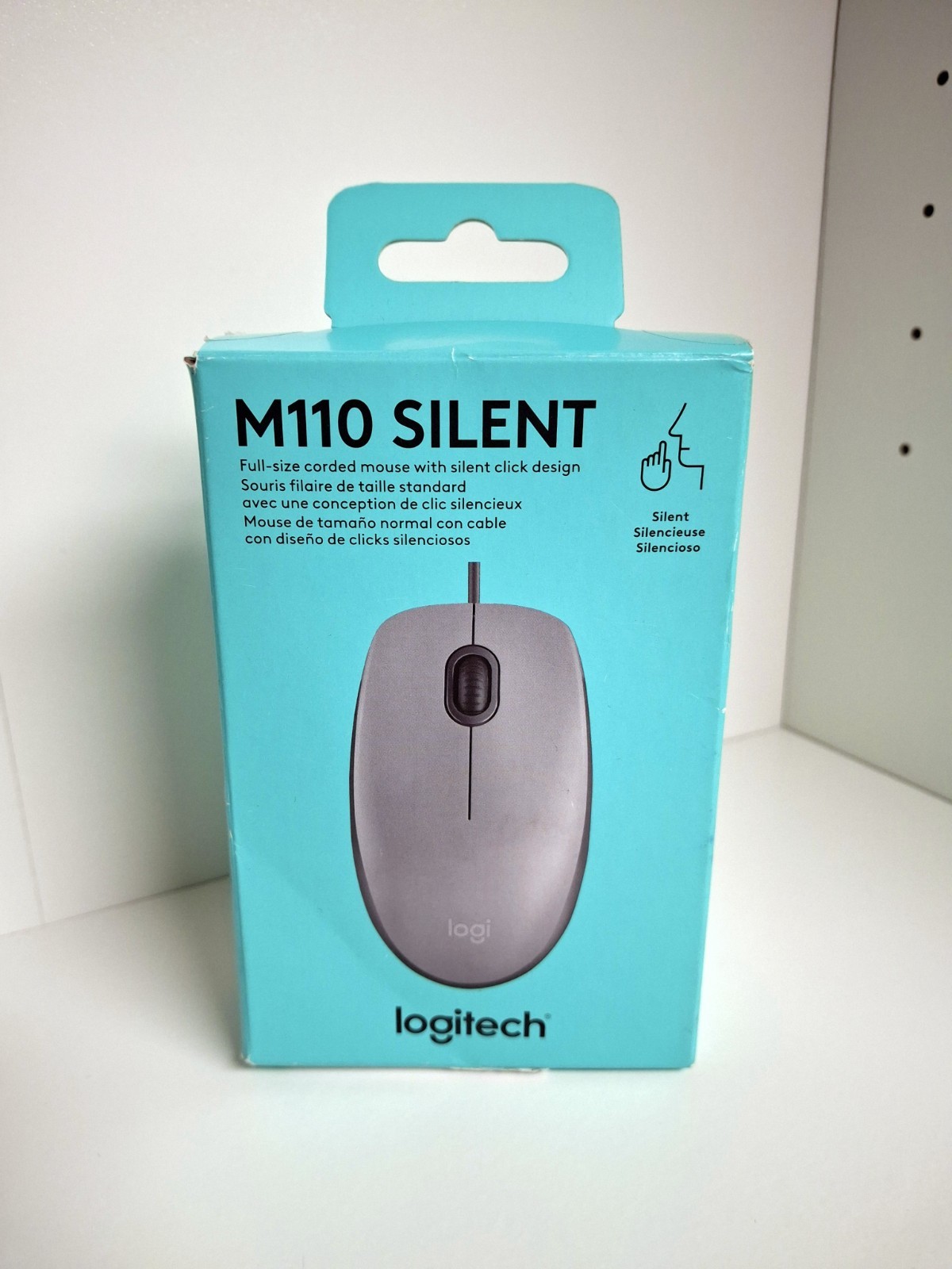 Logitech M110 Silent Wired Optical Mouse USB Silent Click