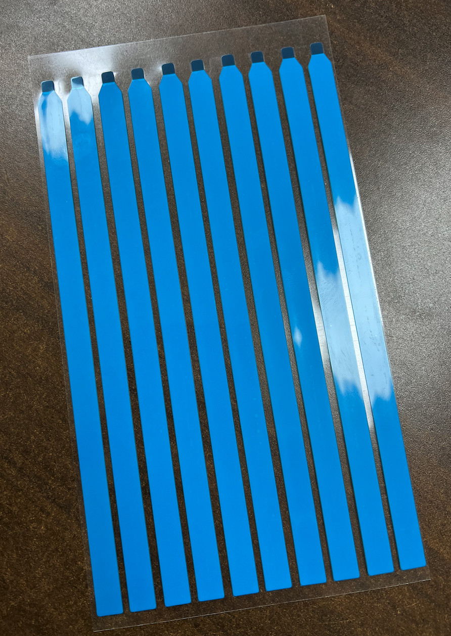 10 Pcs - Pull tabs stretch release adhesive strips for LCD screen without tabs