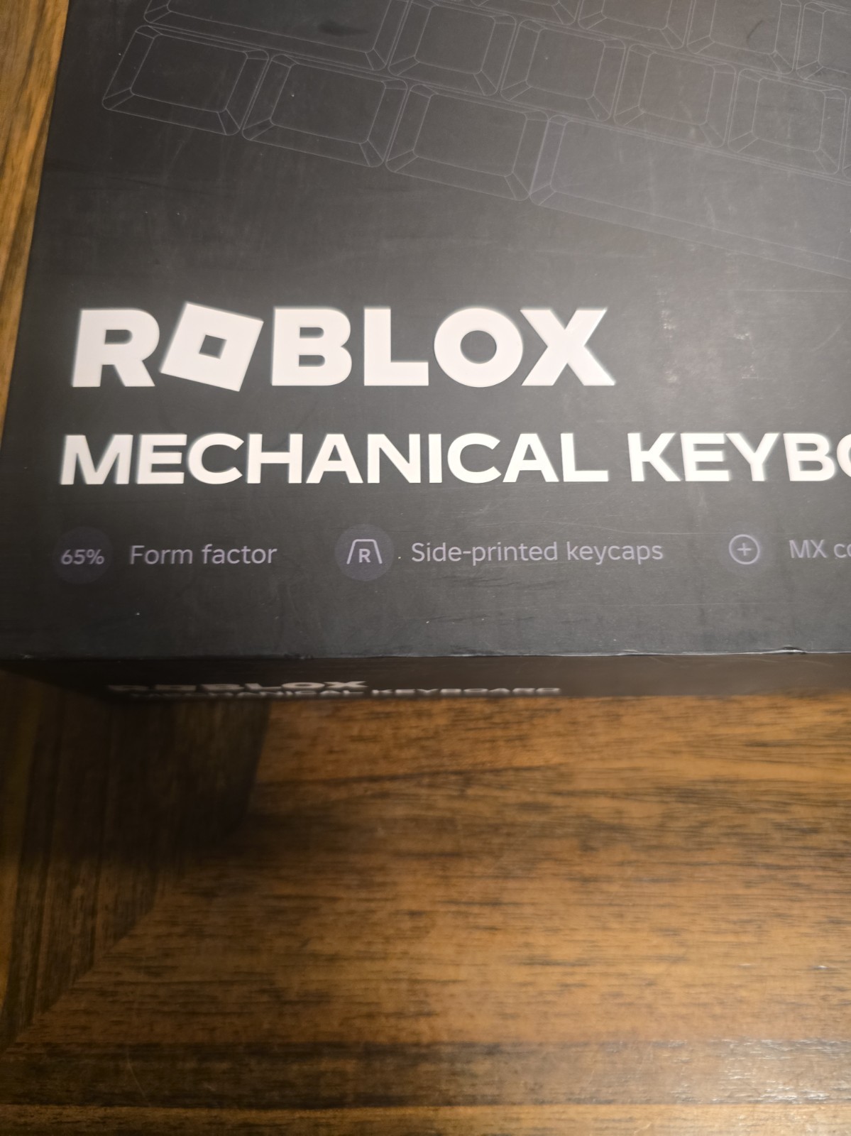 Roblox Wired Mechanical Keyboard with RGB lighting -Dark Theme