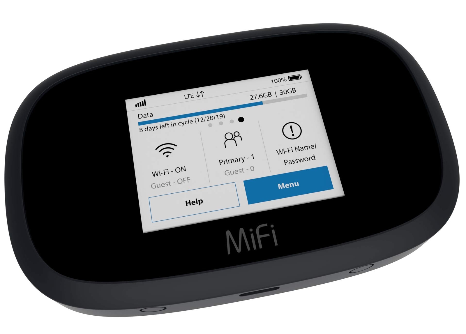 Inseego Mifi 4G M8000 Sprint Only Black C