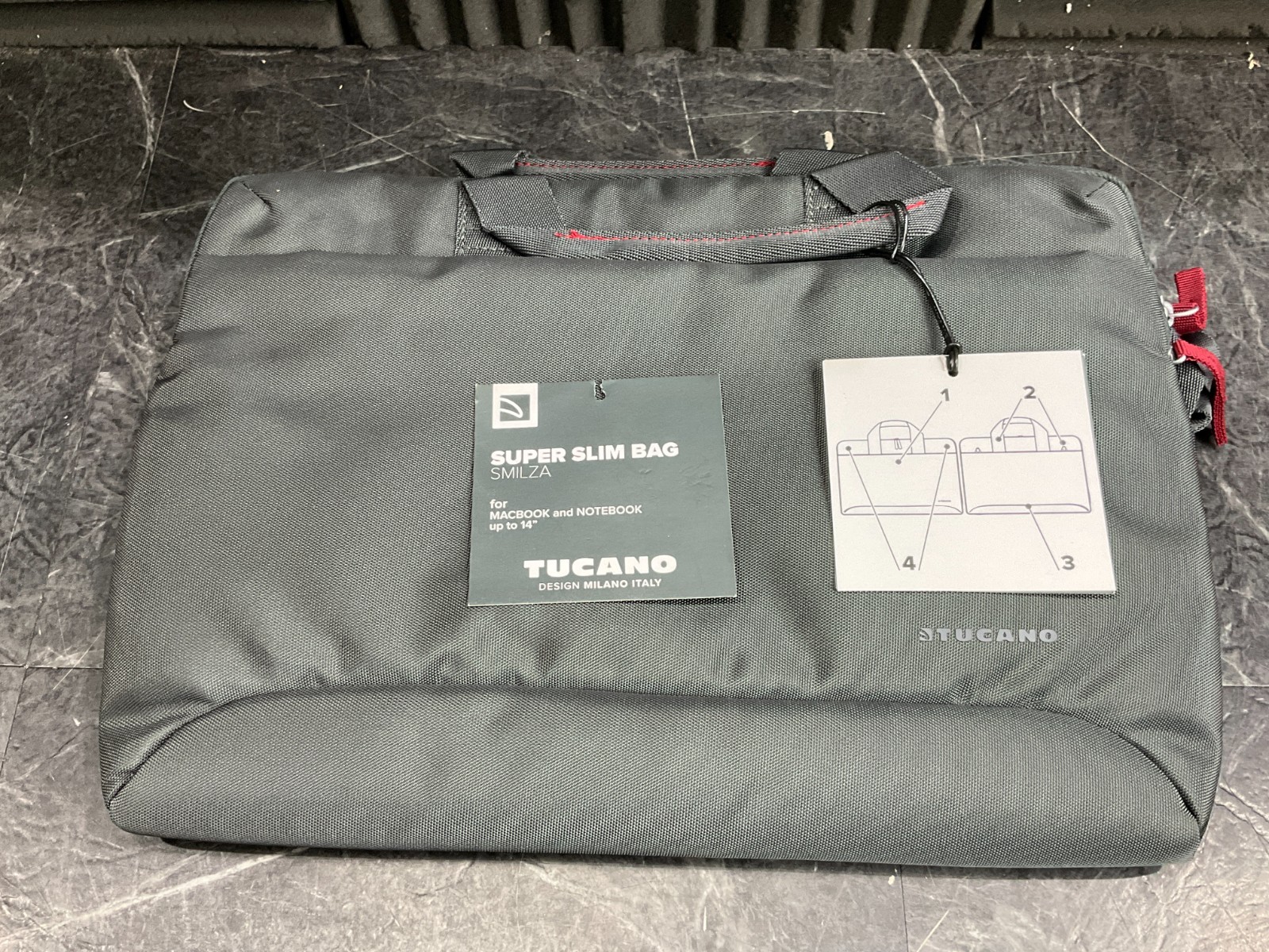 Tucano Smilza Case 14" gray BSM1314-G ✅ ❤️️ ✅ ❤️ BRAND NEW ✅ ❤️️ ✅ ❤️