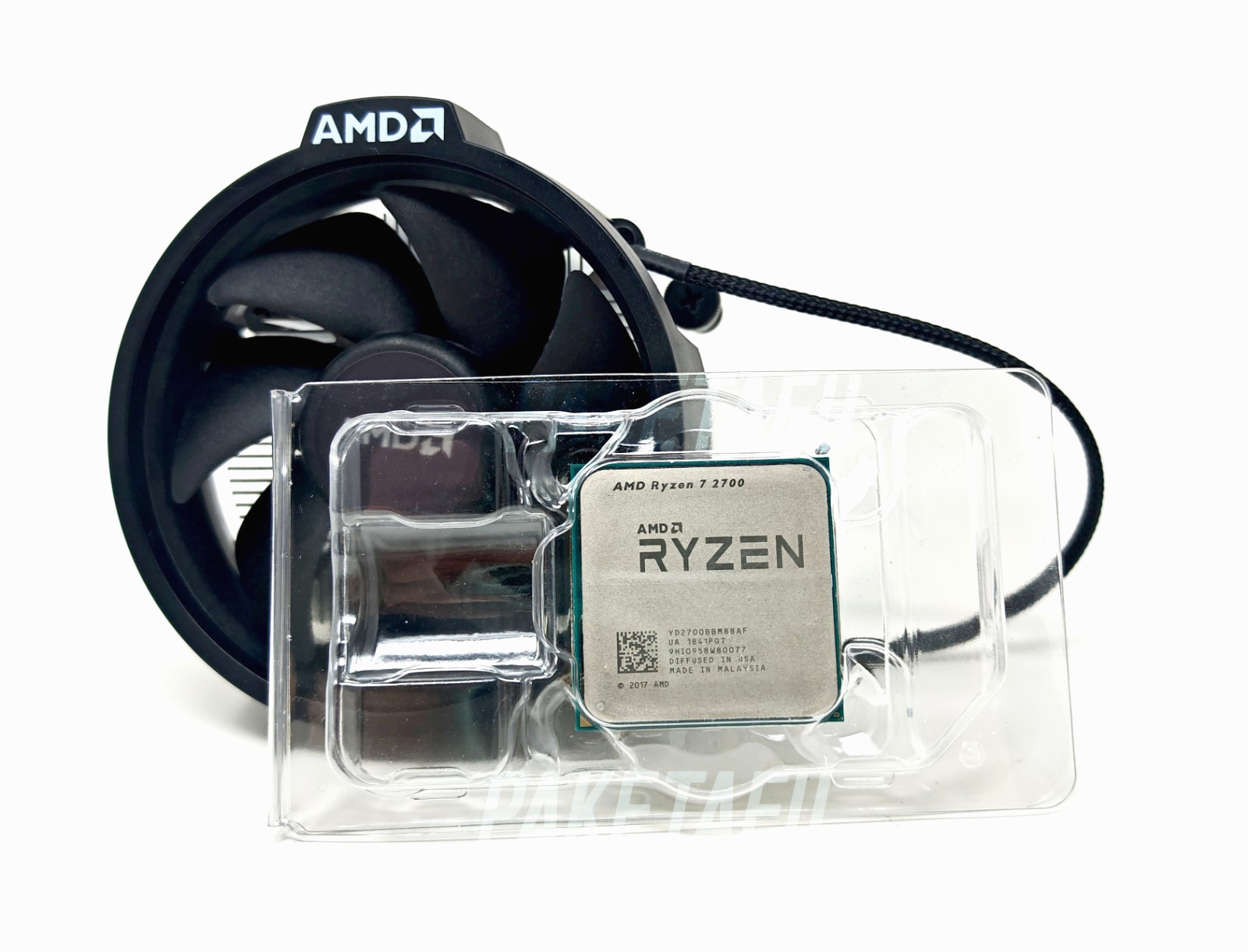 AMD Ryzen 7 2700 CPU + Genuine AMD Wraith Spire Cooler | 8 Cores / 16 Threads |