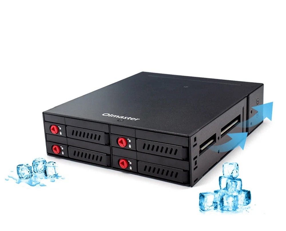 6-Bay 4-Bay 2.5inch SATA SSD HDD Hot Swap Mobile Rack/Enclosure Hard Disk Encl T