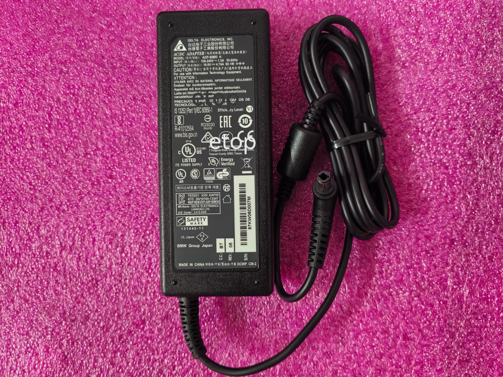 Delta 19V 4.74A For Google Meet CTL GQE15C ADP-90MD H 90W Adapter Original NEW
