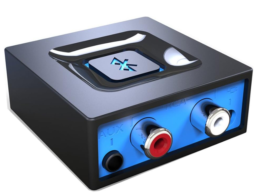 Receptor Bluetooth para Equipo de Sonido Adaptador Audio Inalámbrico HiFi AUX