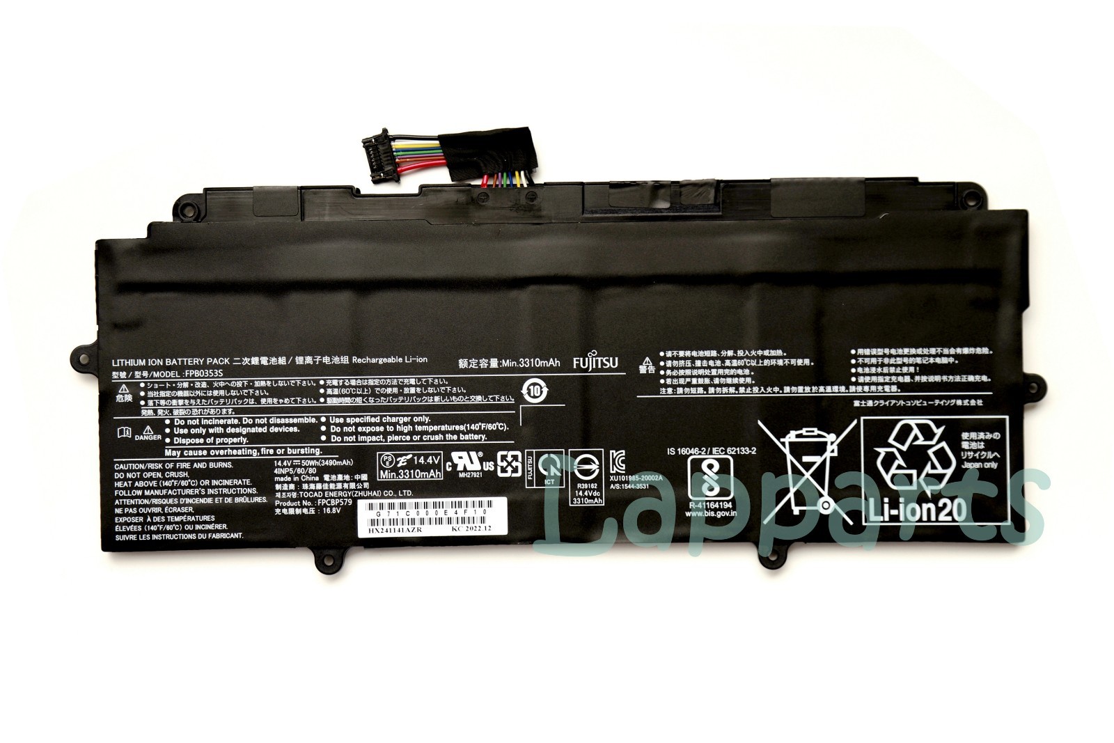 New Genuine FPB0353S FPCBP579 Battery For Fujitsu UH-X U7411 U9311 9U13A2