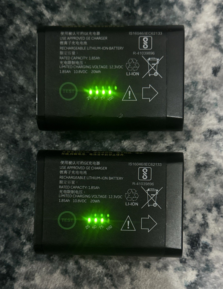 Set Of 2-Genuine 2016989-003 Battery for GE Healthcare 2016989-002 2016989  2021
