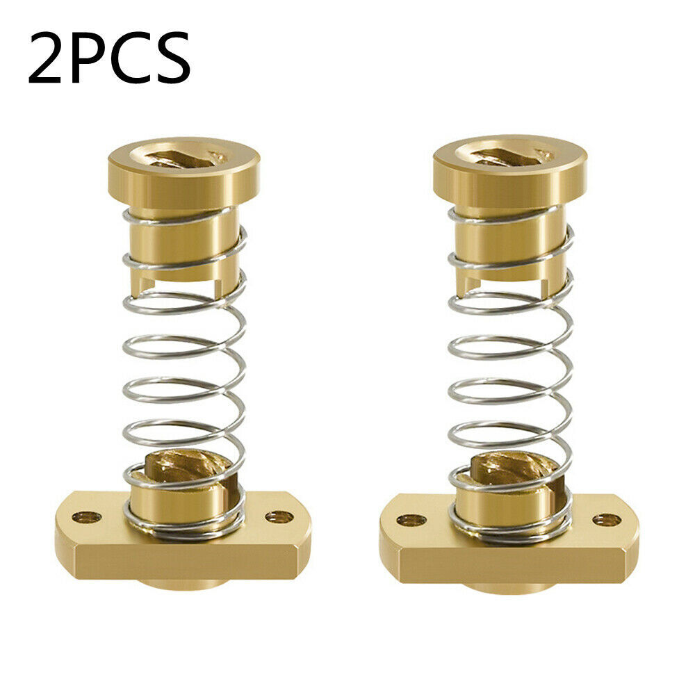 2Pcs T8 Anti Backlash Spring Loaded Nut for Ender 3 CR-10  Z axis 3D Printer