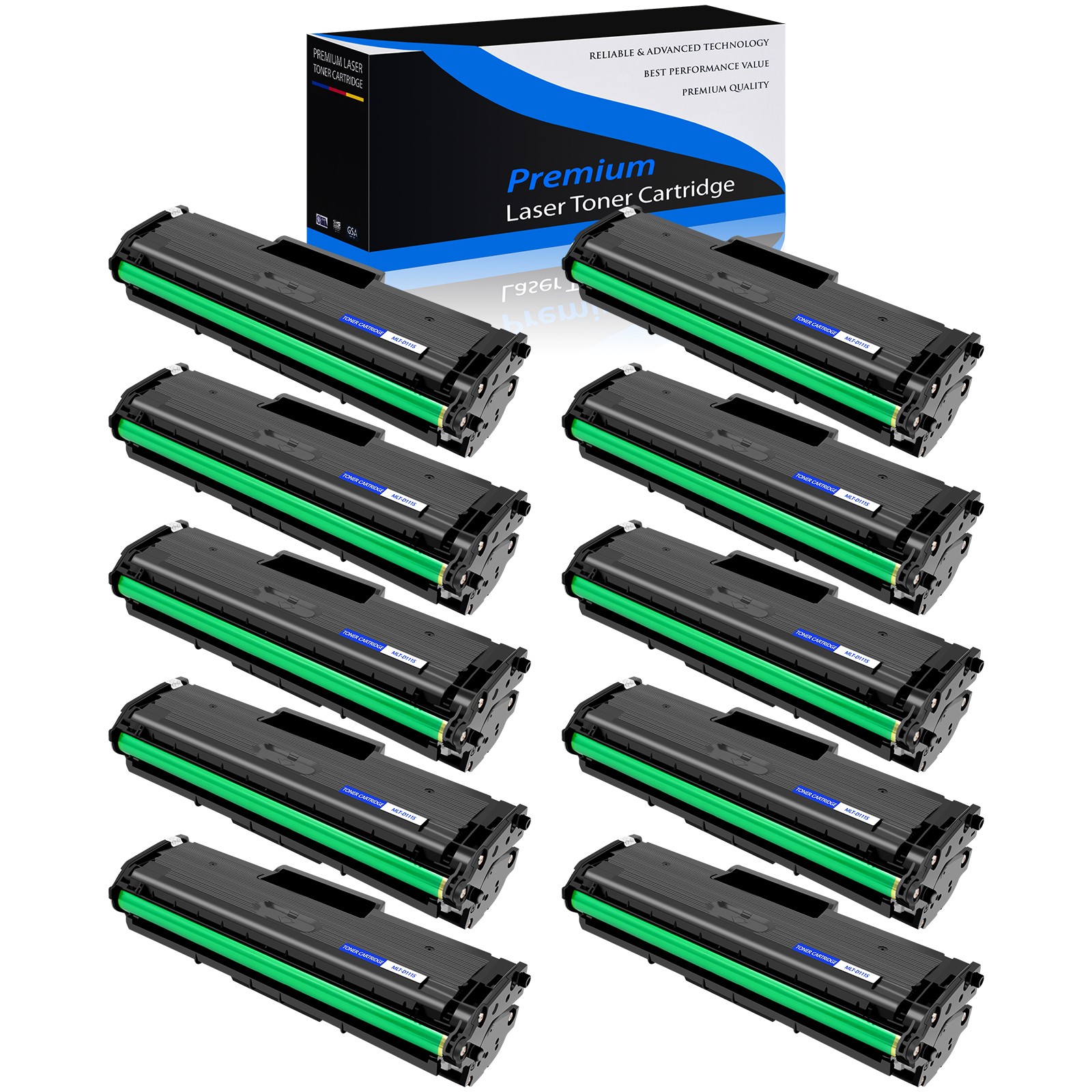 10PK MLT-D111S 111S Toner Cartridge for Samsung Xpress M2070W M2071W M2070F