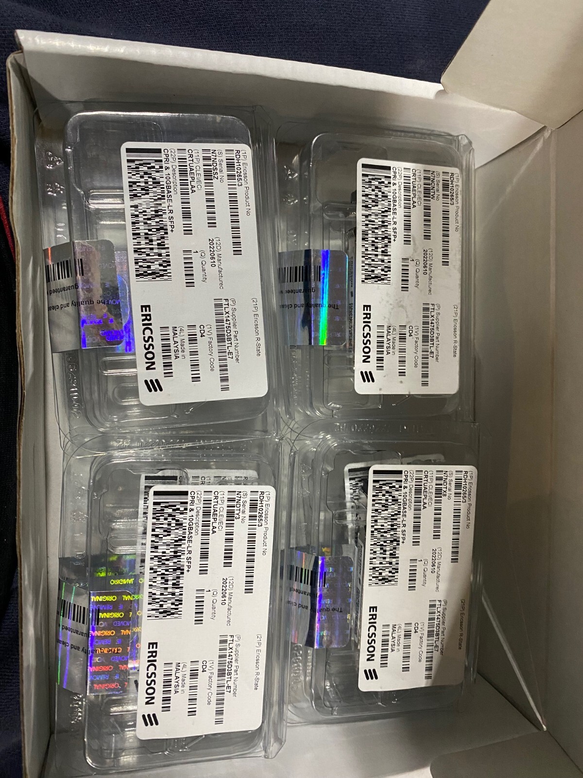 Ericsson RDH10265/3 SFPs Transceivers
