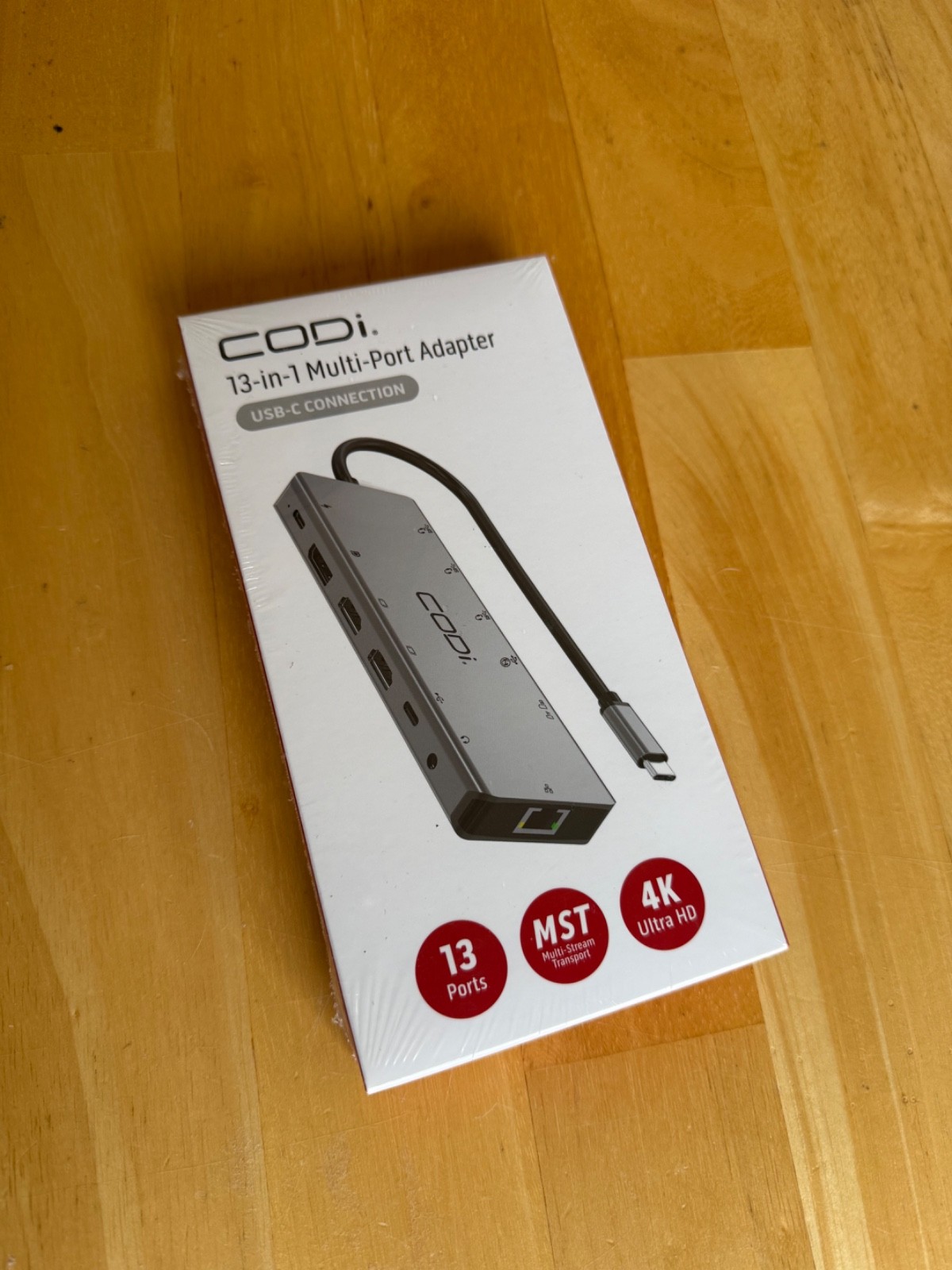 CODi 13-in-1 Multi-Port Adapter USB-C PD 100W - New Sealed