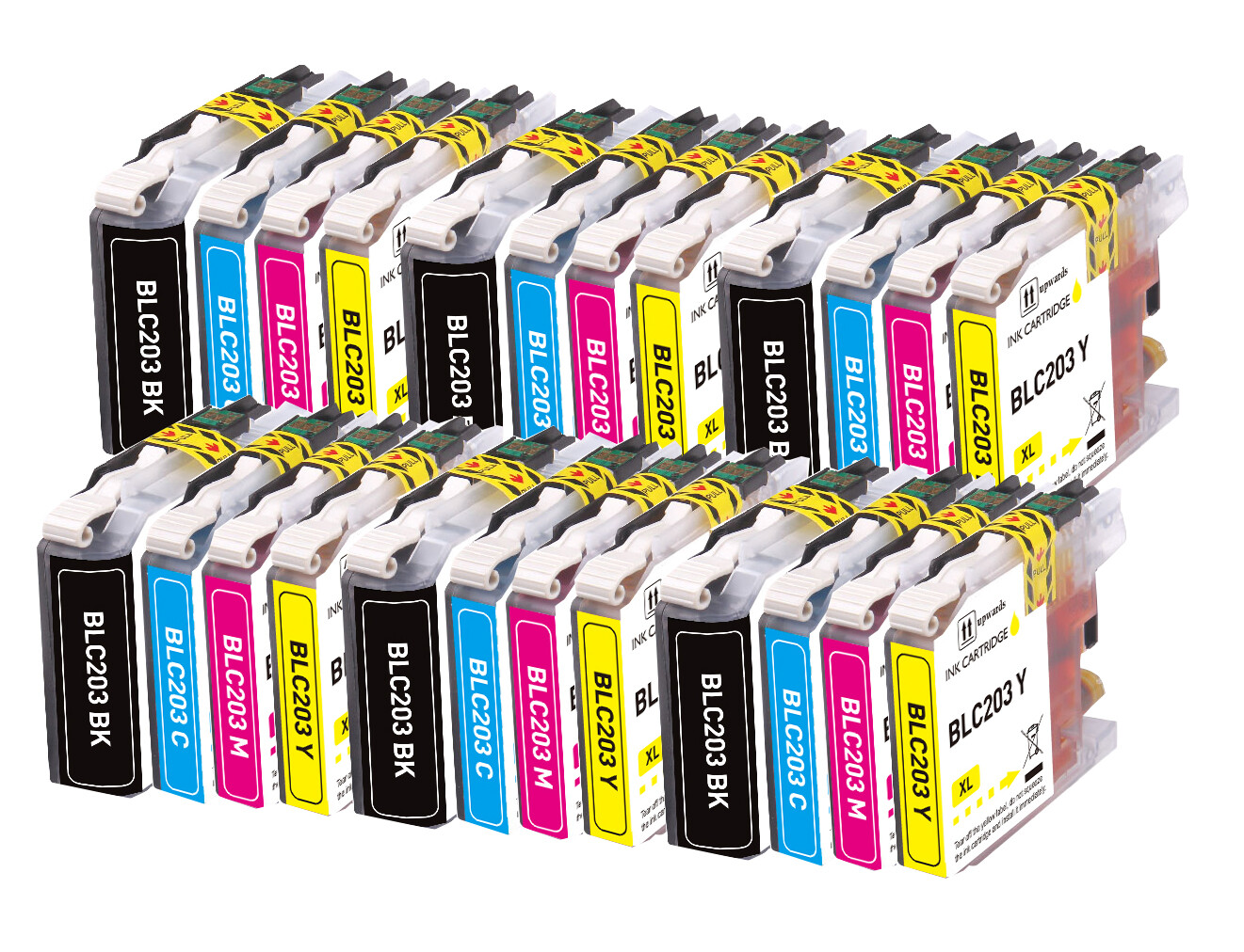 24 PK Premium Ink fits Brother LC203 Series MFC-J485DW MFC-J880DW MFC-J5620DW