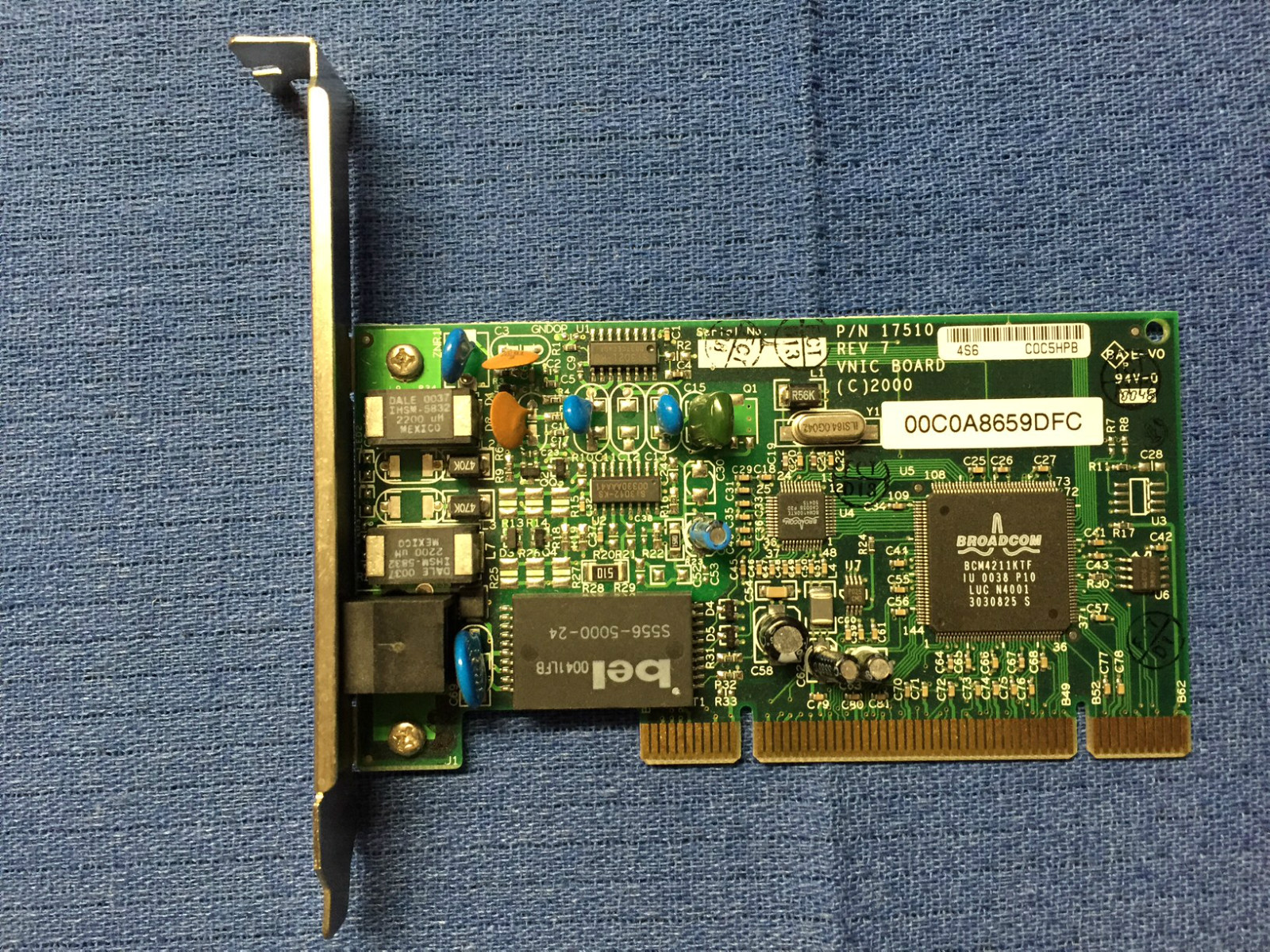 Gateway 6001761 56K Internal Fax/Modem PCI 17510 D-1156IVB2/B1