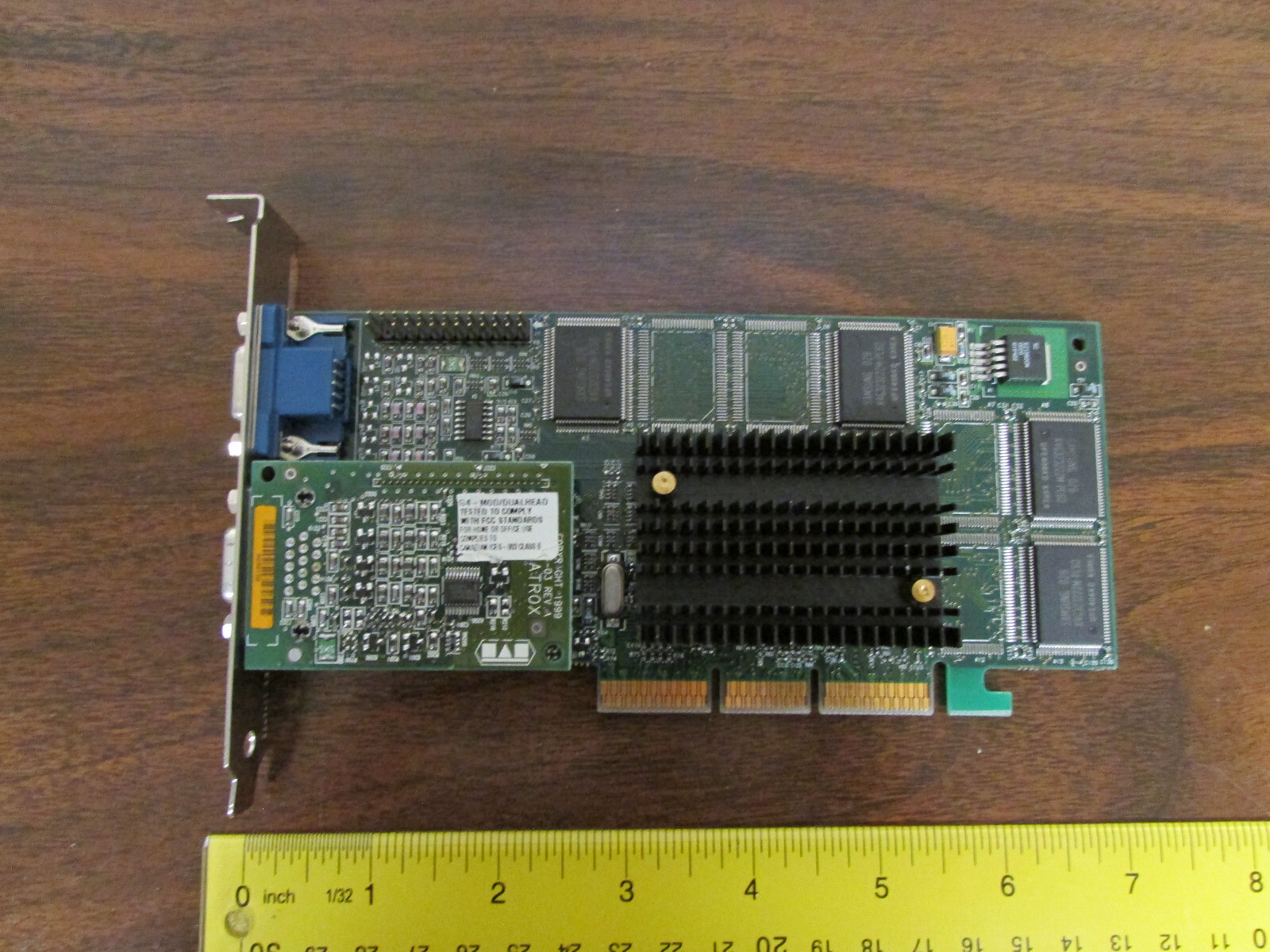 G4+M4A16G  DA-MTX041  891-0401 REV.A AGP Video Card With Extra Board
