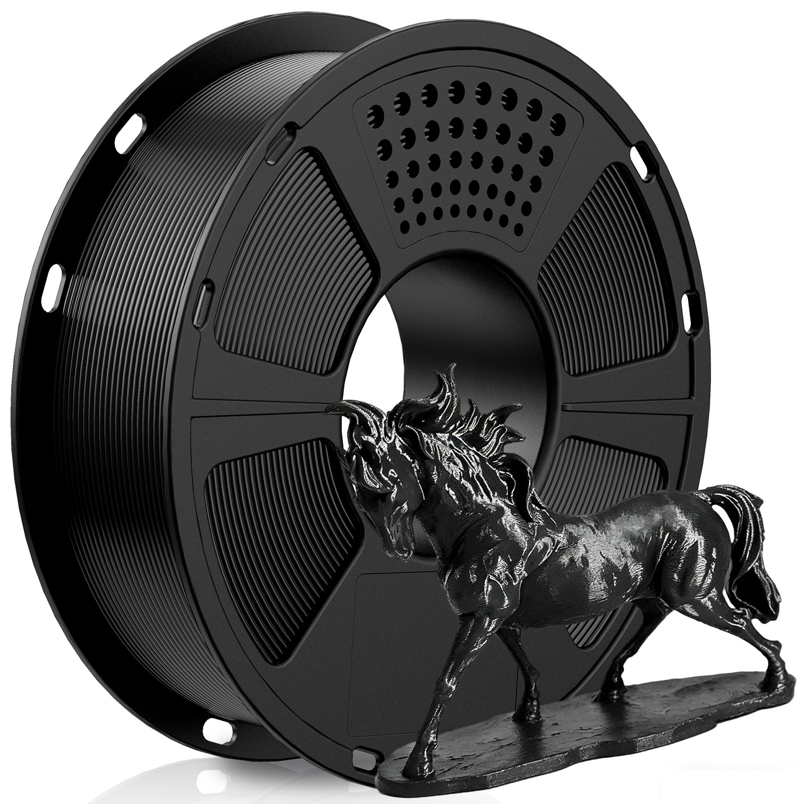 1KG/Roll Black PLA GEEETECH 3D Printer Filament 1.75mm Normal PLA Consumables US