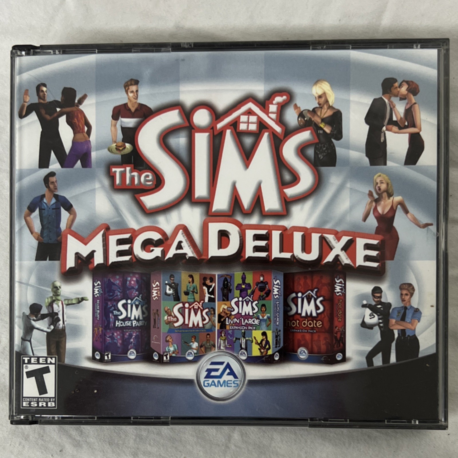 EA Games The Sims Mega Deluxe PC CD Set with House Party & Hot Date Expansions