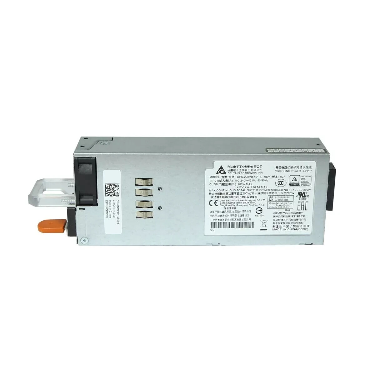 NEW Dell N3024 N3048 S3124 S3148 200W DPS-200PB-191 Switch Power Supply H2MKC