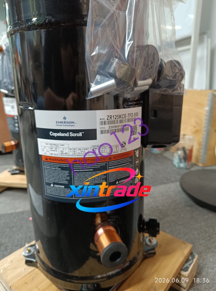 1PCS NEW Copeland ZR125KCE-TFD-950 air compressor Fast delivery Via DHL/FedEx