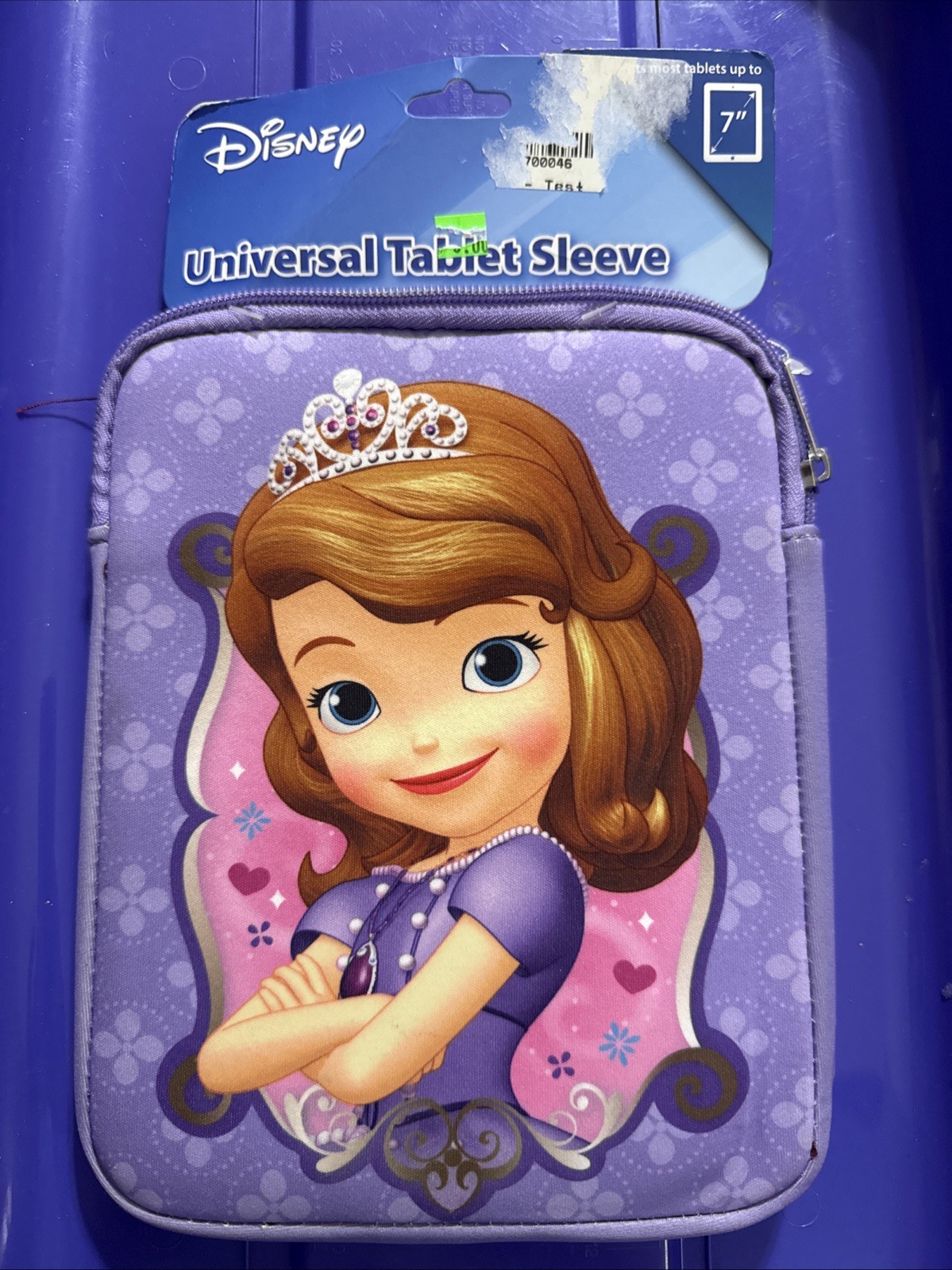 DISNEY SOFIA PRINCESS UNIVERSAL TABLET SLEEVE 7" New NOS B5