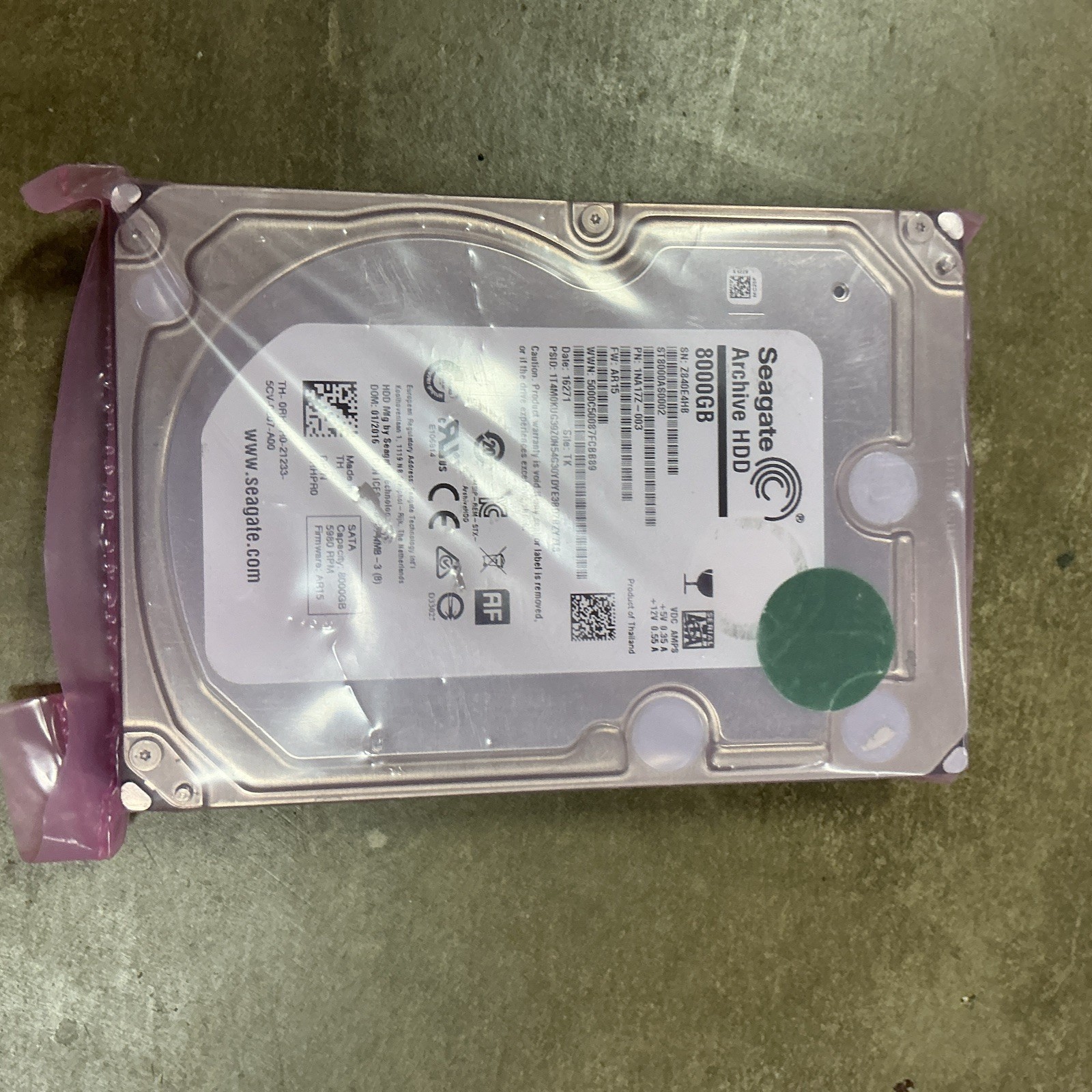 Seagate Archive HDD 8000gb