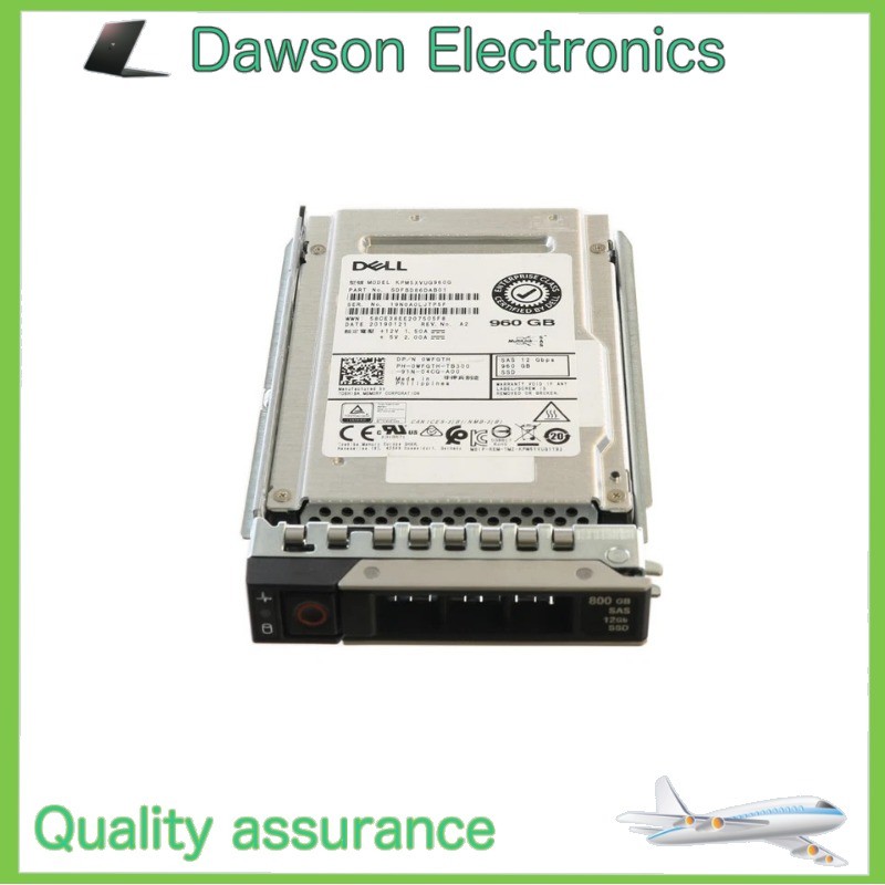 KPM5XVUG960G NEW 0WFGTH WFGTH DELL 960GB 2.5" SAS 12G MU SSD Solid State Drive