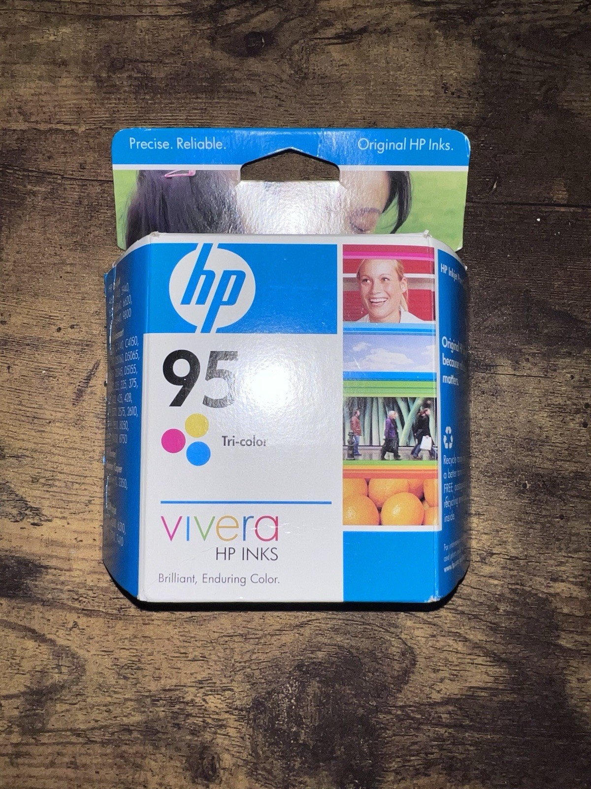 HP 95 (C8766WN) Tri-Color Ink Cartridge Sealed In Box For Inkjet Printer Expired