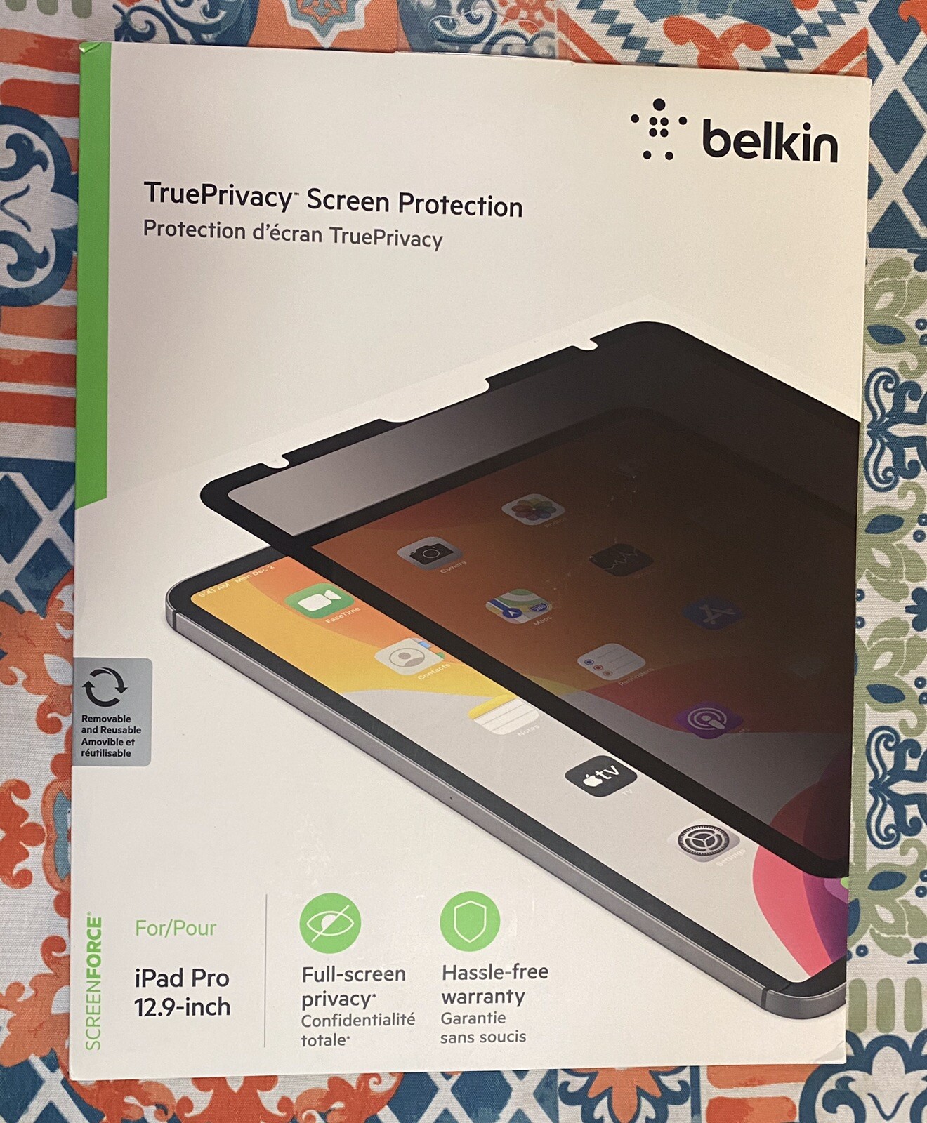 Belkin OVA011zz TruePrivacy Screen Protector for  Ipad Pro 12.9in New