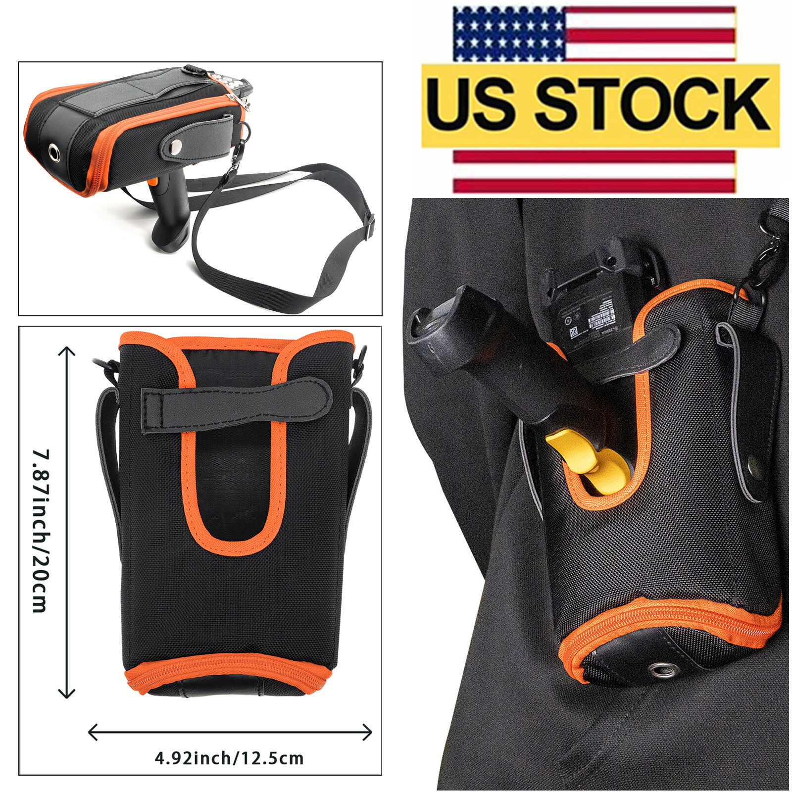 Shoulder Holster Storage bag Carrying Case for Zebra MC9000 MC9300 MC92N0