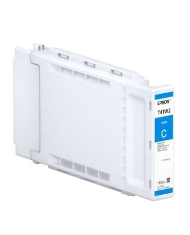 Epson T41W UltraChrome XD2 Standard-Capacity 110 mL Cyan Ink Cartridge [T41W220]