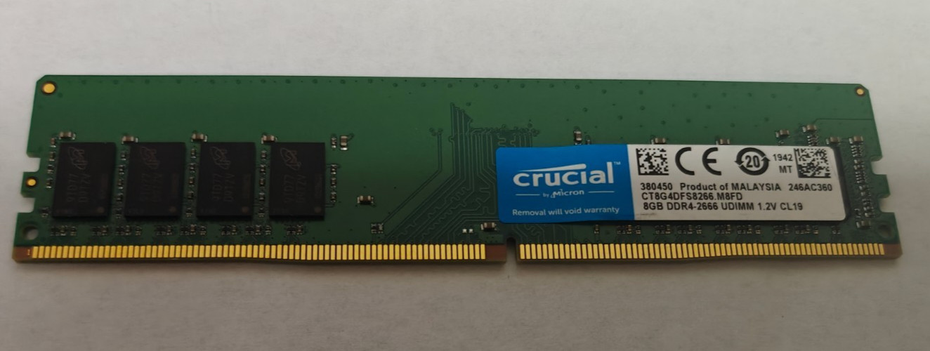 Crucial CT8G4DFS8266.M8FD 8GB Desktop Memory Module DDR4 SDRAM PC4-21300