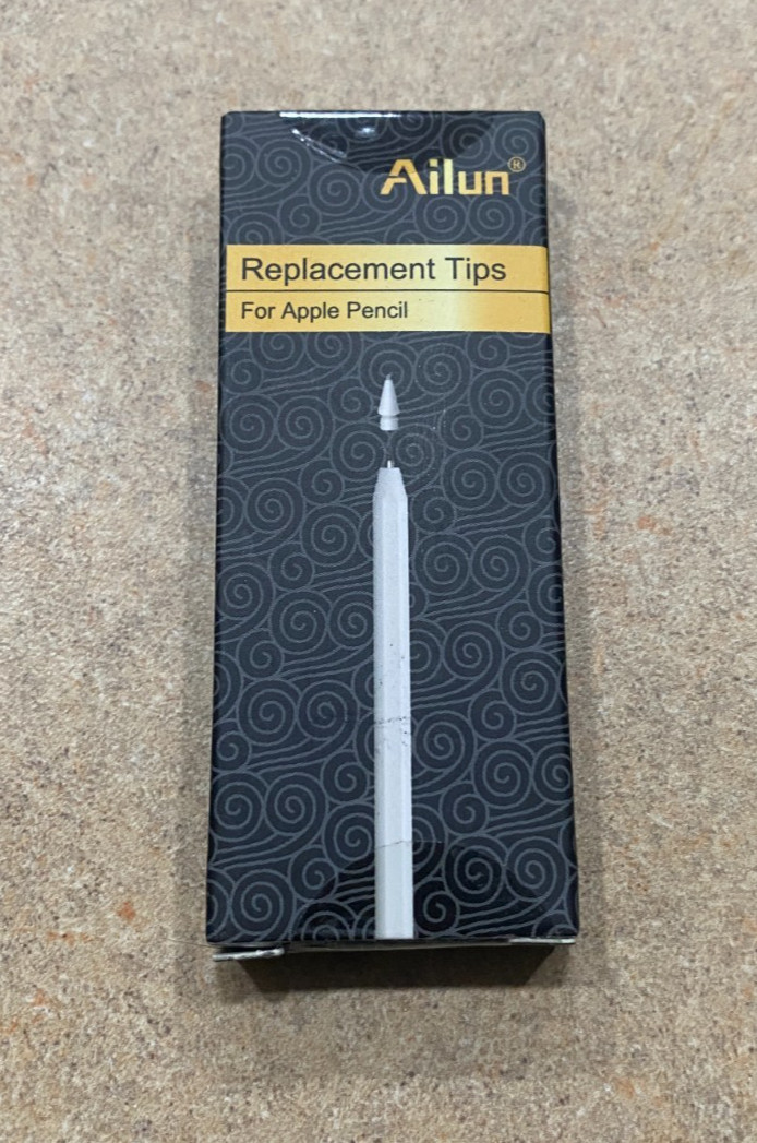 New 3 Pack Metal Replacement Tips for Apple Pencil 1St Gen and 2nd Gen Ailun