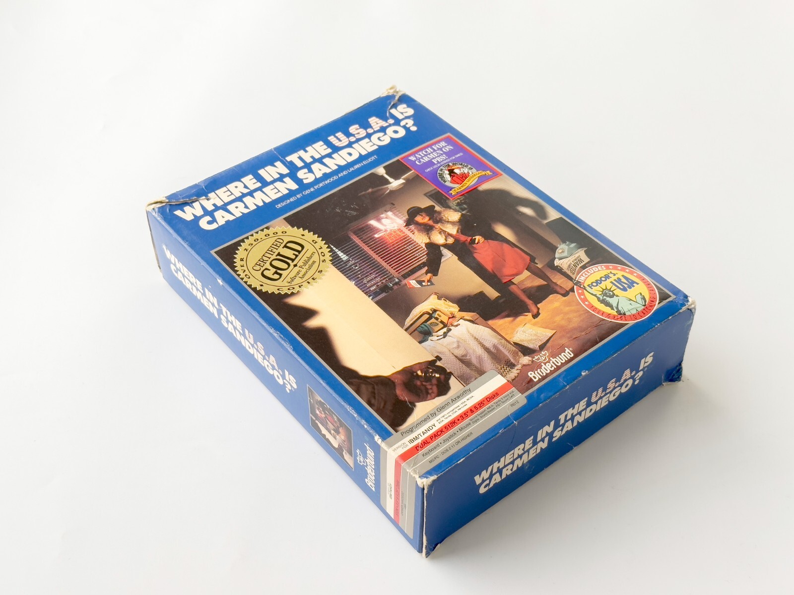 Where in the U.S.A is Carmen Sandiego - Broderbund - 1989 / IBM PC