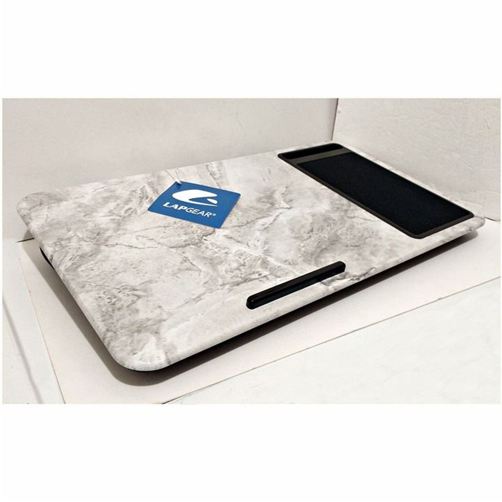 LAPGEAR Home Office Lap Desk with Device Ledge, Mouse Pad, and Phone Holder