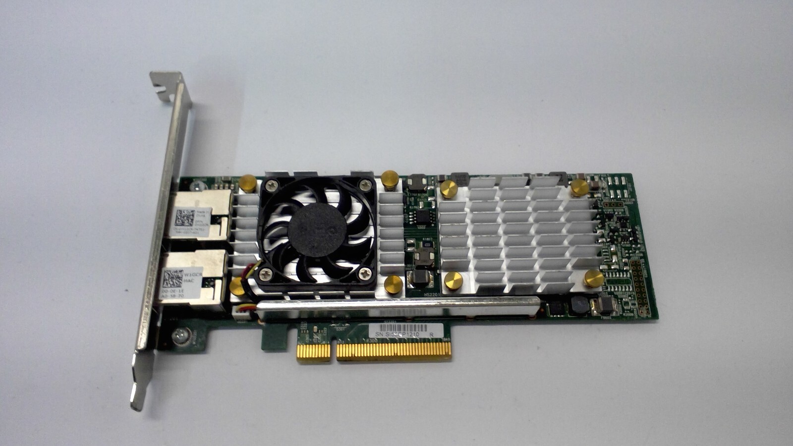 Dell 0W1GCR Broadcom 57810S 2-Port RJ45 10GBASE-T PCIe NIC Network Adapter Card