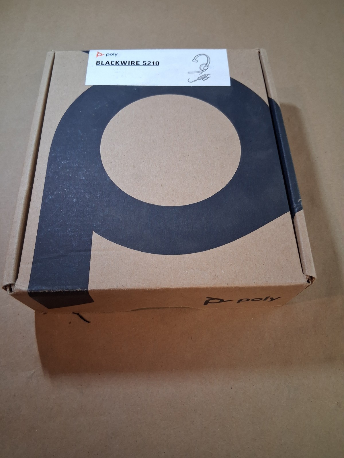 Plantronics Poly Blackwire 5210 USB-A Single-ear Headset, 207577-01