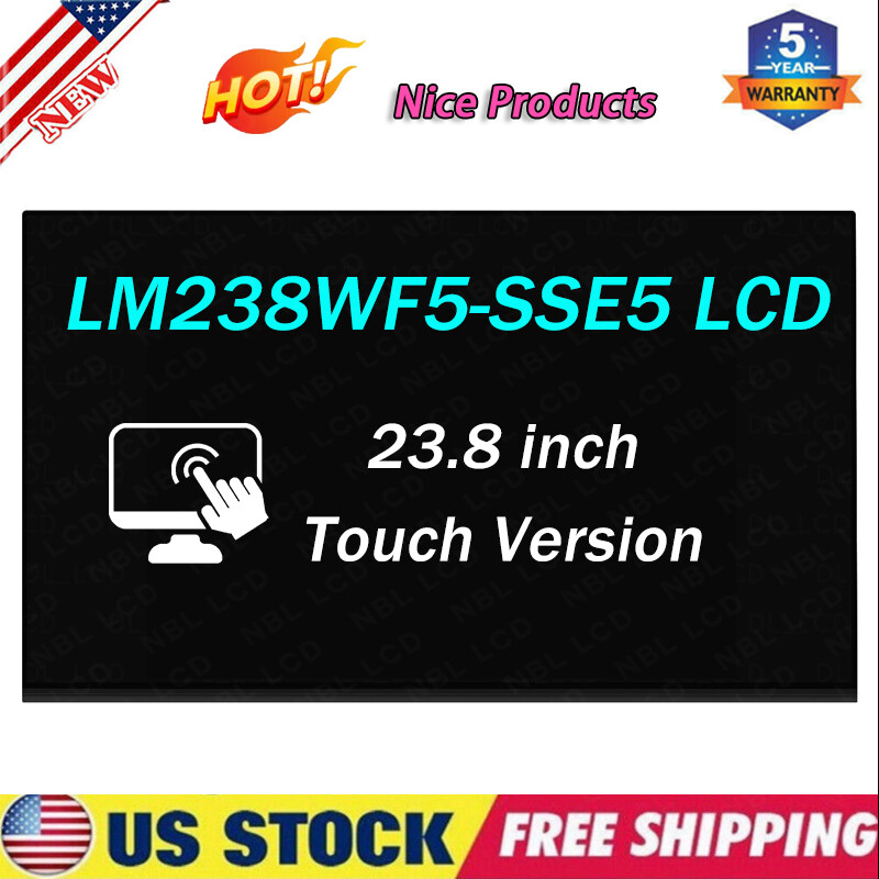 23.8" LM238WF5-SSE5 for HP L91416-002 LM238WF5(SS)(E5) LG 1080p Touch LCD Screen