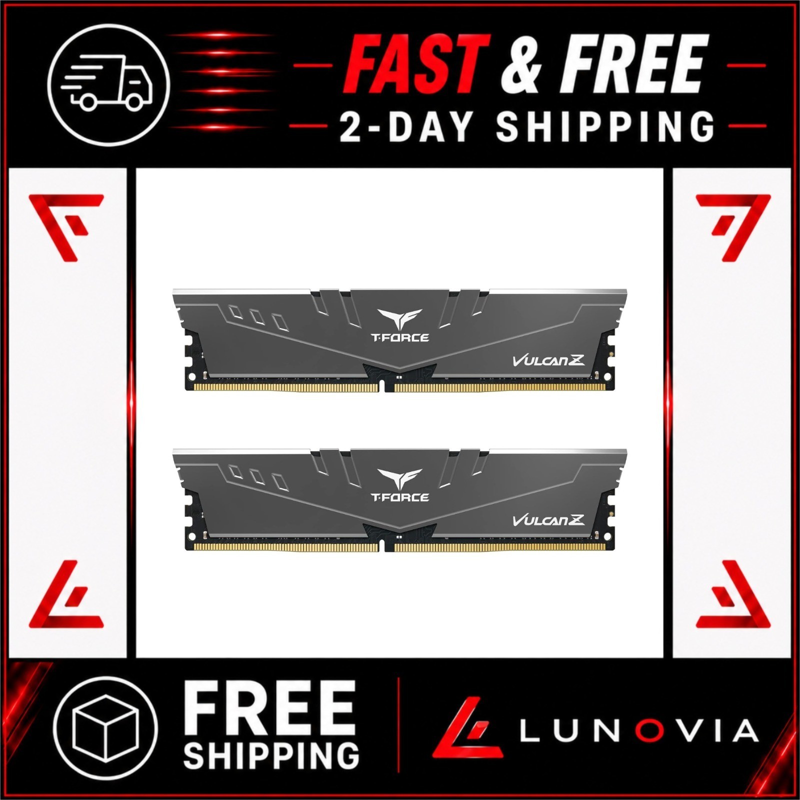 TEAMGROUP T-Force Vulcan Z 16GB (2x8GB) DDR4 3200MHz Desktop RAM