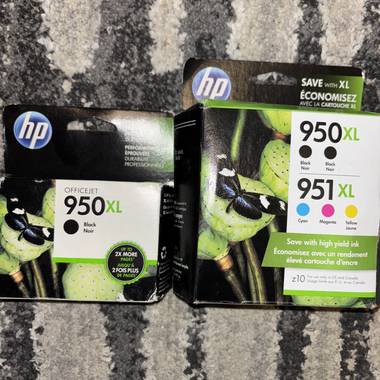 HP 950XL/951XL Multi Pack Ink Cartridges & Extra 950XL Expired